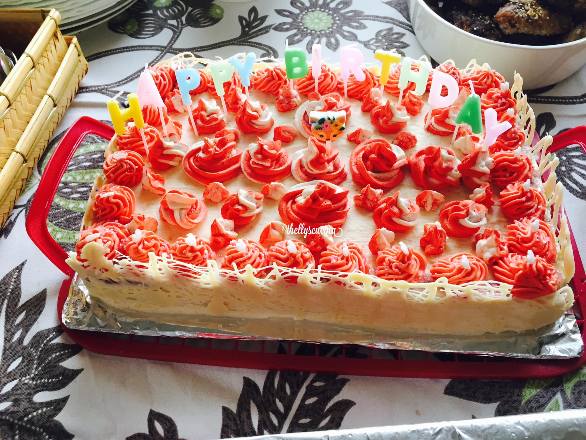 Chiffon birthday cake