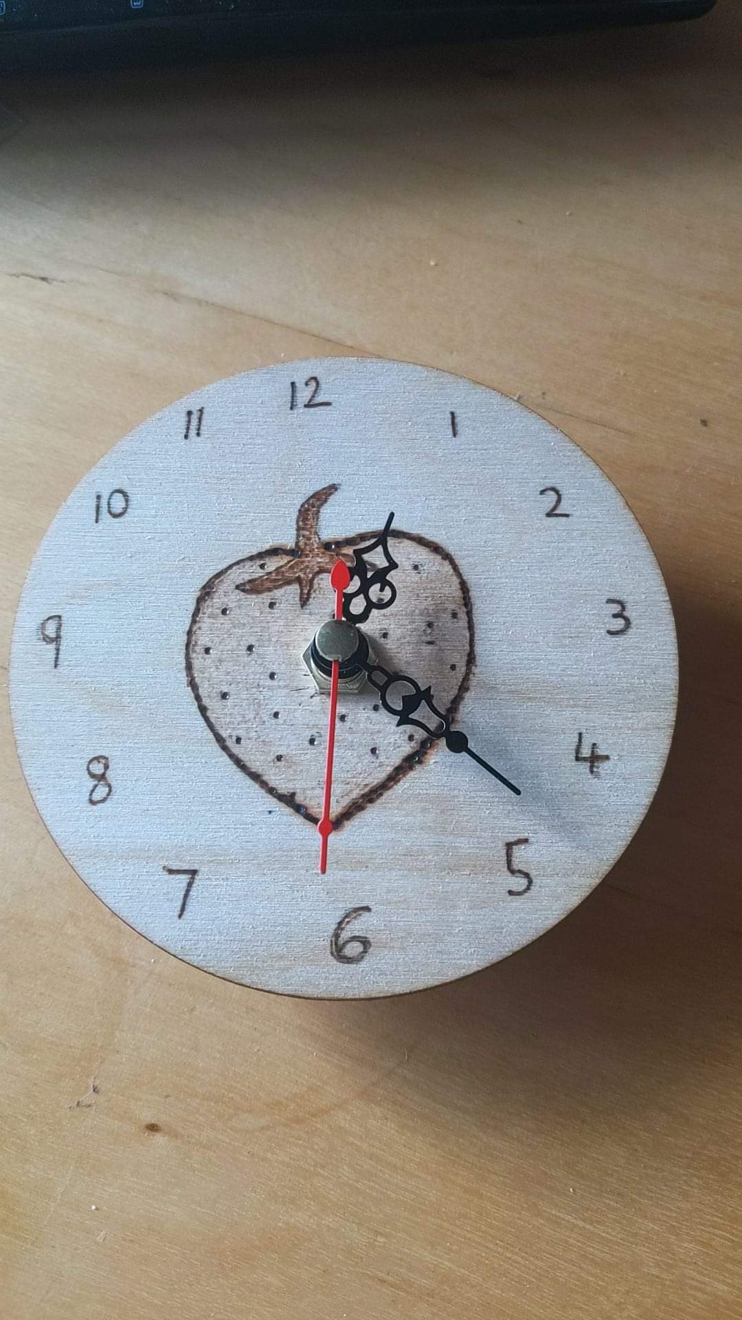 Strawberry clock