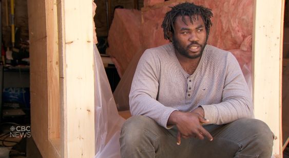 Toronto carpenter Khaleel Seivwright. Toronto carpenter Khaleel Seivwright.