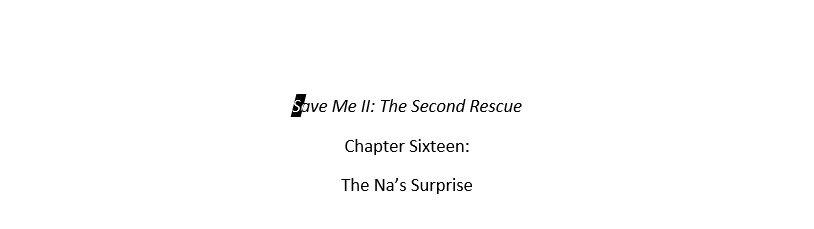 Screencap I took of the first page of the last chapter of my story Screencap I took of the first page of the last chapter of my story