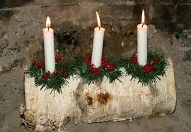 Yule tidings, eternal flame, Druids, Yule log,