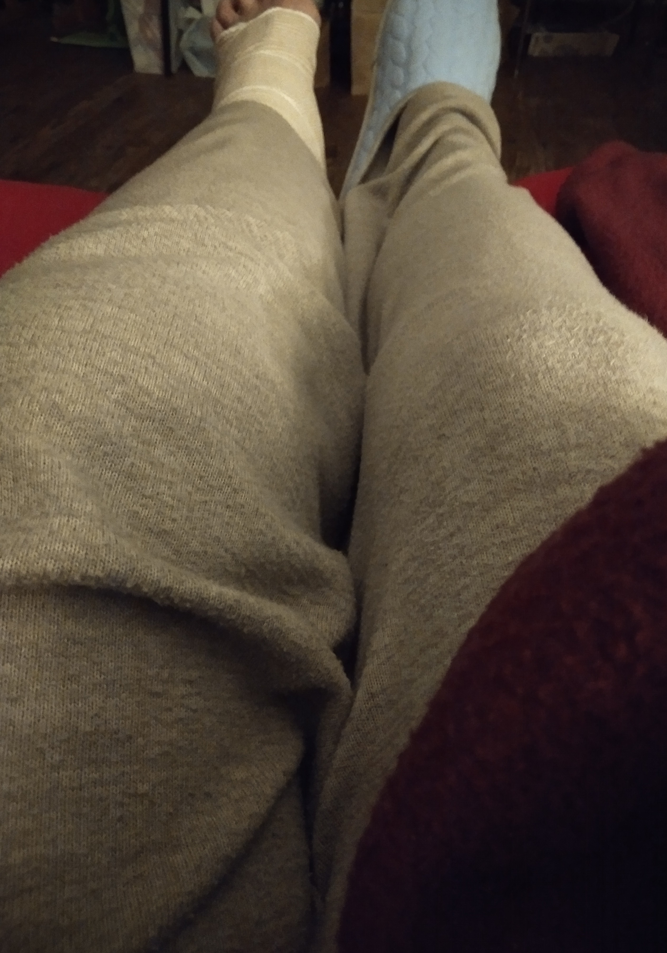 Taken on my recliner Taken on my recliner