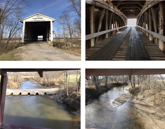 Photos of the Crooks Bridge in Parke County, Indiana.  Photos taken by and the property of FourWalls.