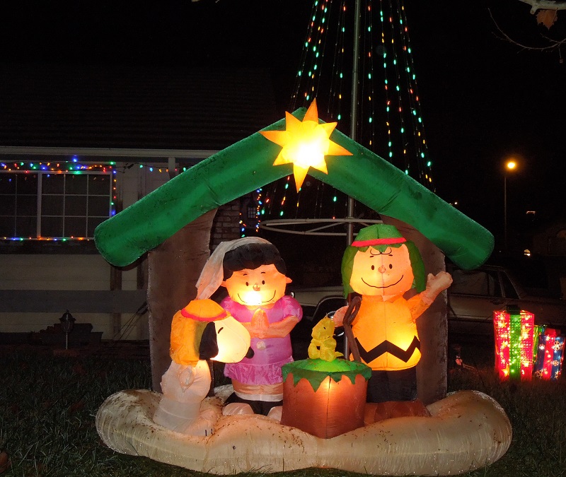 Inflated Nativity Decoration