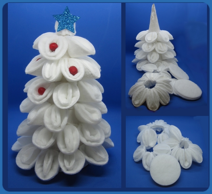 LadyDuck Christmas tree crafting
