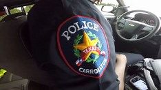The uniform patch of a Carrolton Police Officer The uniform patch of a Carrolton Police Officer