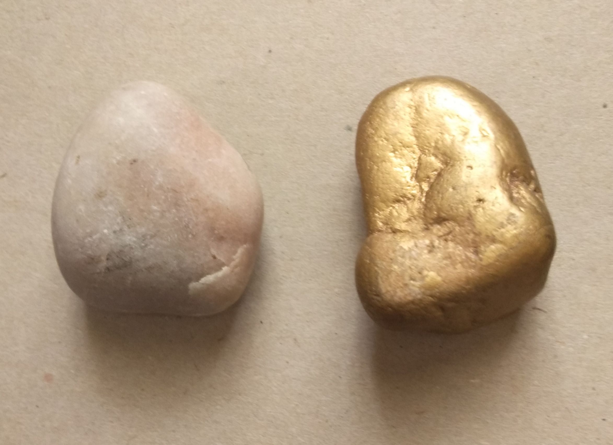 The stone moves from rough unconscious thoughts to smooth gold in its own conscious thoughts The stone moves from rough unconscious thoughts to smooth gold in its own conscious thoughts