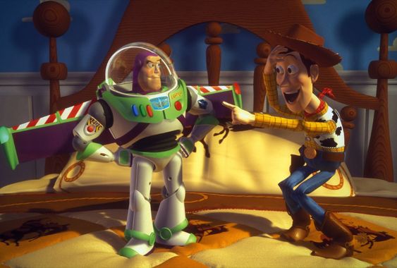 Buzz Lightyear and Woody from "Toy Story" Buzz Lightyear and Woody from "Toy Story"