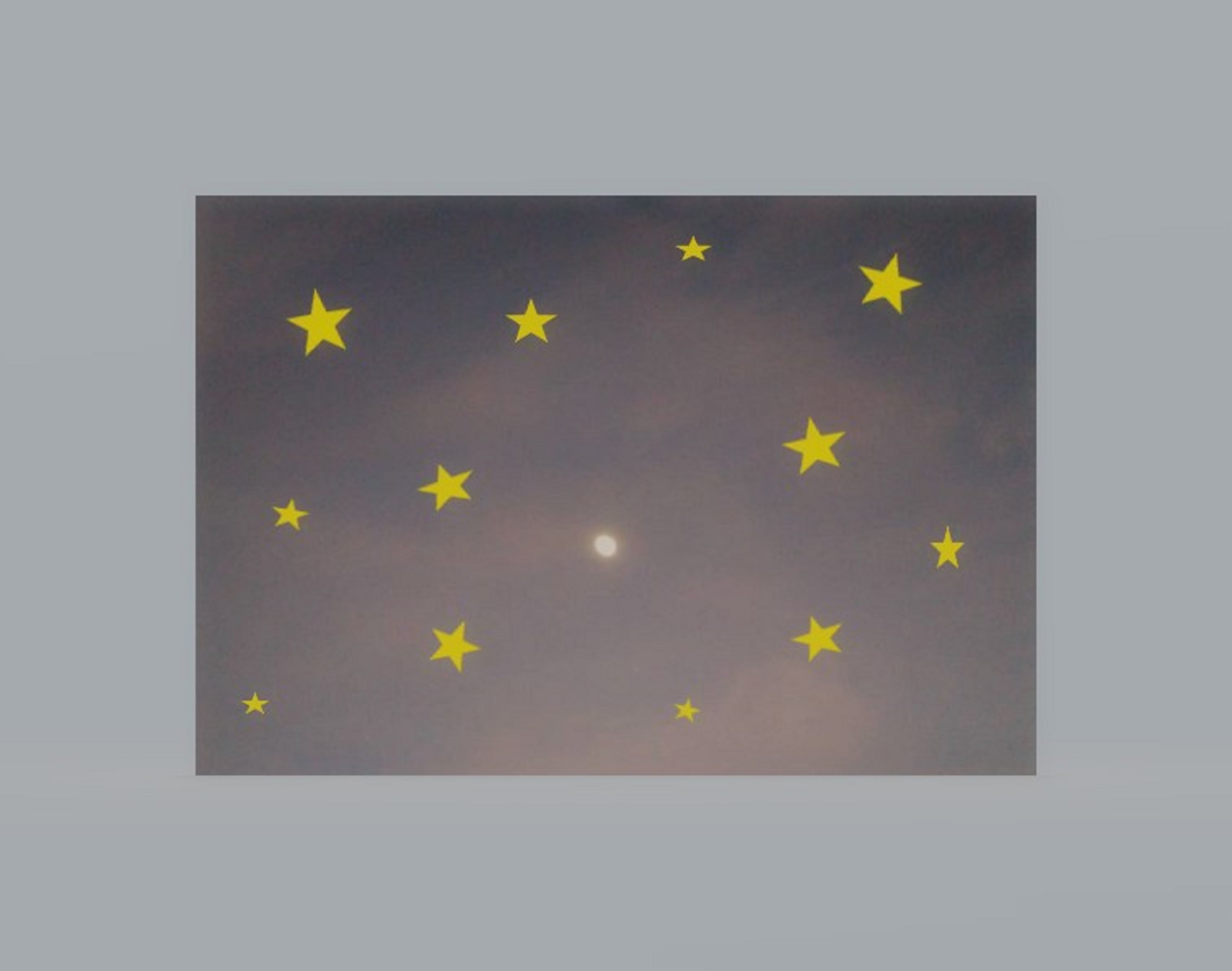 Photo taken by me with stars added on Microsoft Paint