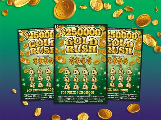 The Gold Rush lottery ticket from the North Carolina lottery The Gold Rush lottery ticket from the North Carolina lottery