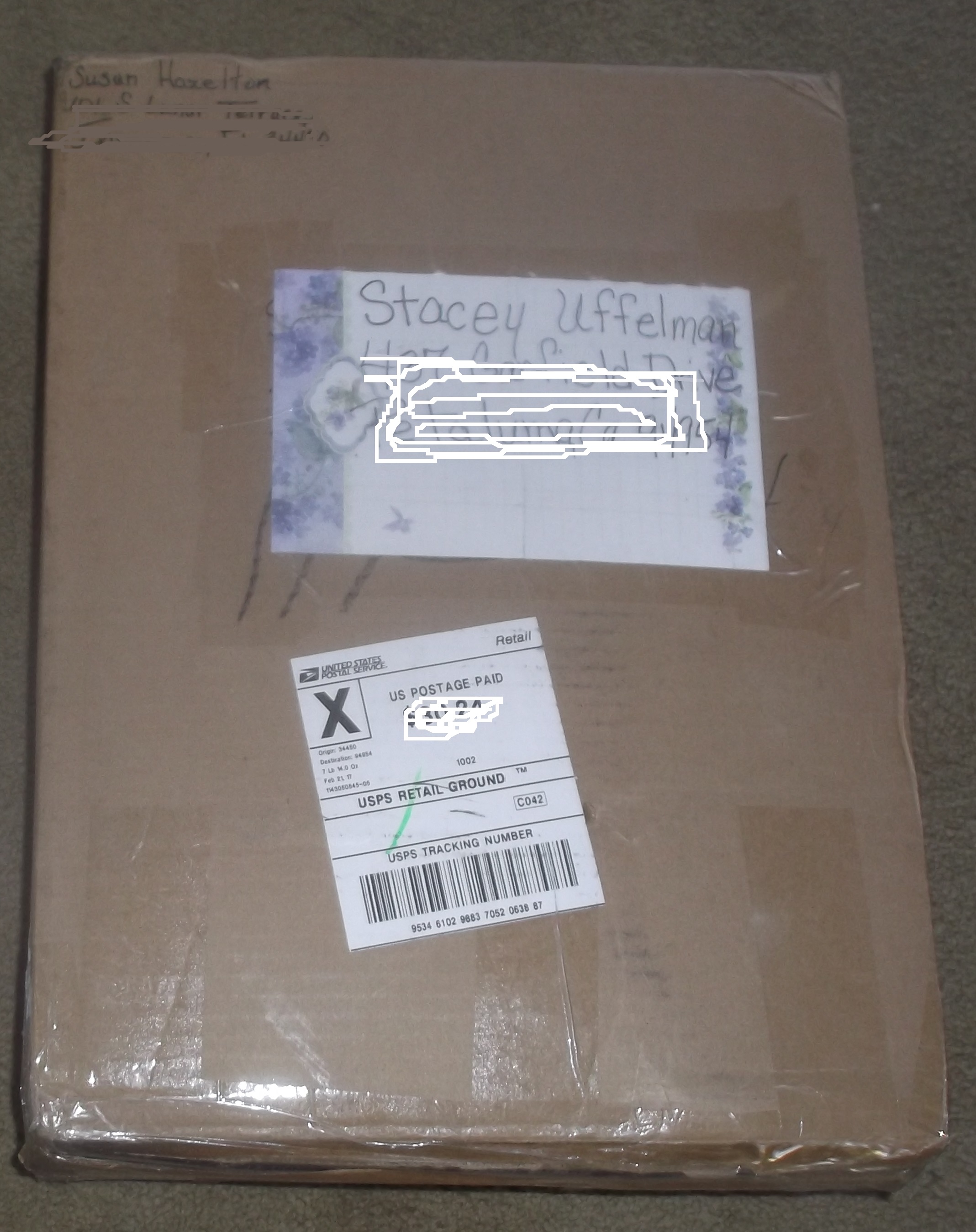 Not the package I'm going to send, but a photo I took of a package. Not the package I'm going to send, but a photo I took of a package.