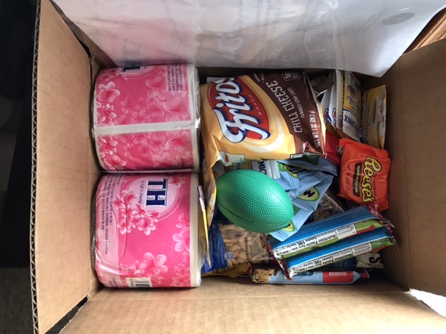 CARE Package from the Louisville Health Department. Photo taken by and the property of FourWalls. CARE Package from the Louisville Health Department. Photo taken by and the property of FourWalls.
