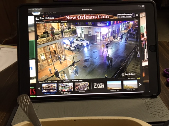 How the old folks do it: Earth Cam showing New Year’s Eve in the French Quarter. Photo taken by and the property of FourWalls. How the old folks do it: Earth Cam showing New Year’s Eve in the French Quarter. Photo taken by and the property of FourWalls.