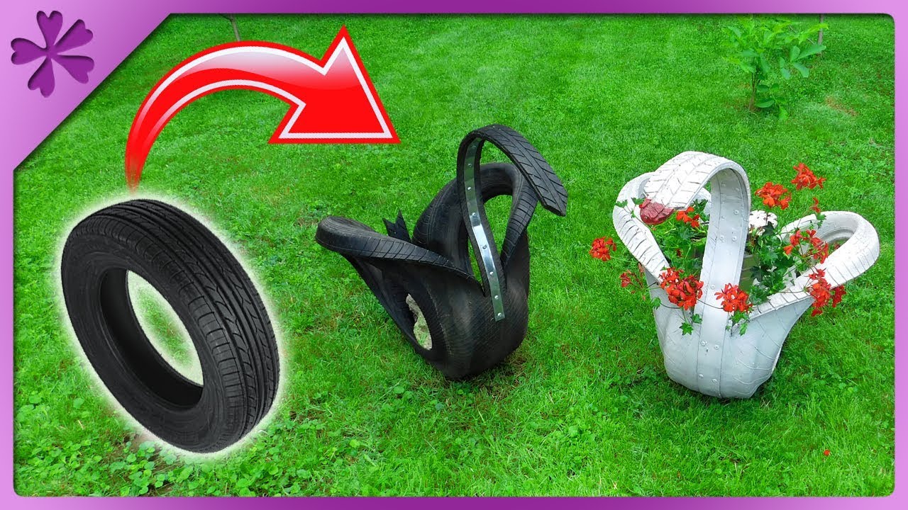 a tire swan