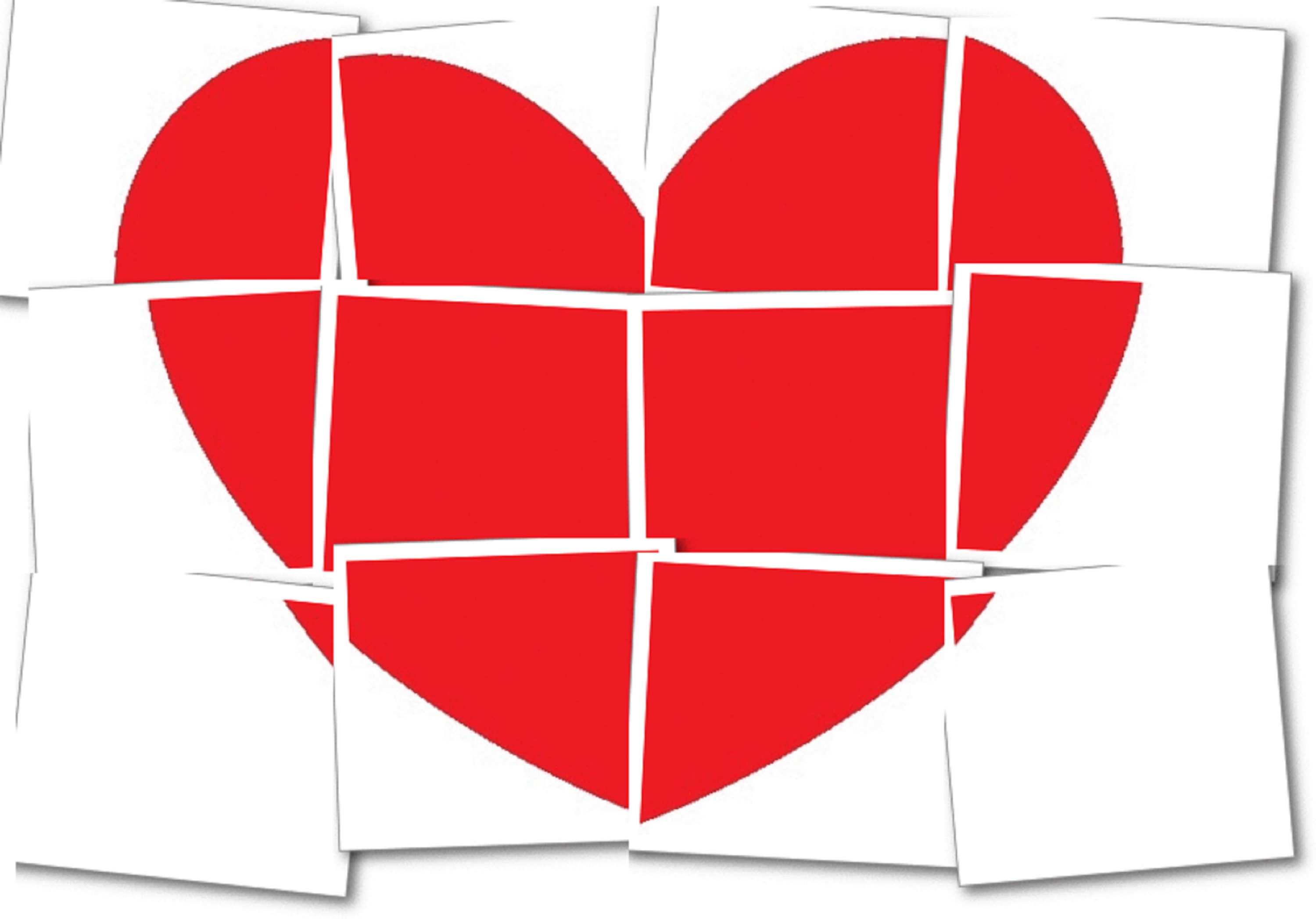 Heart with Photo Spread effect on LunaPic.com