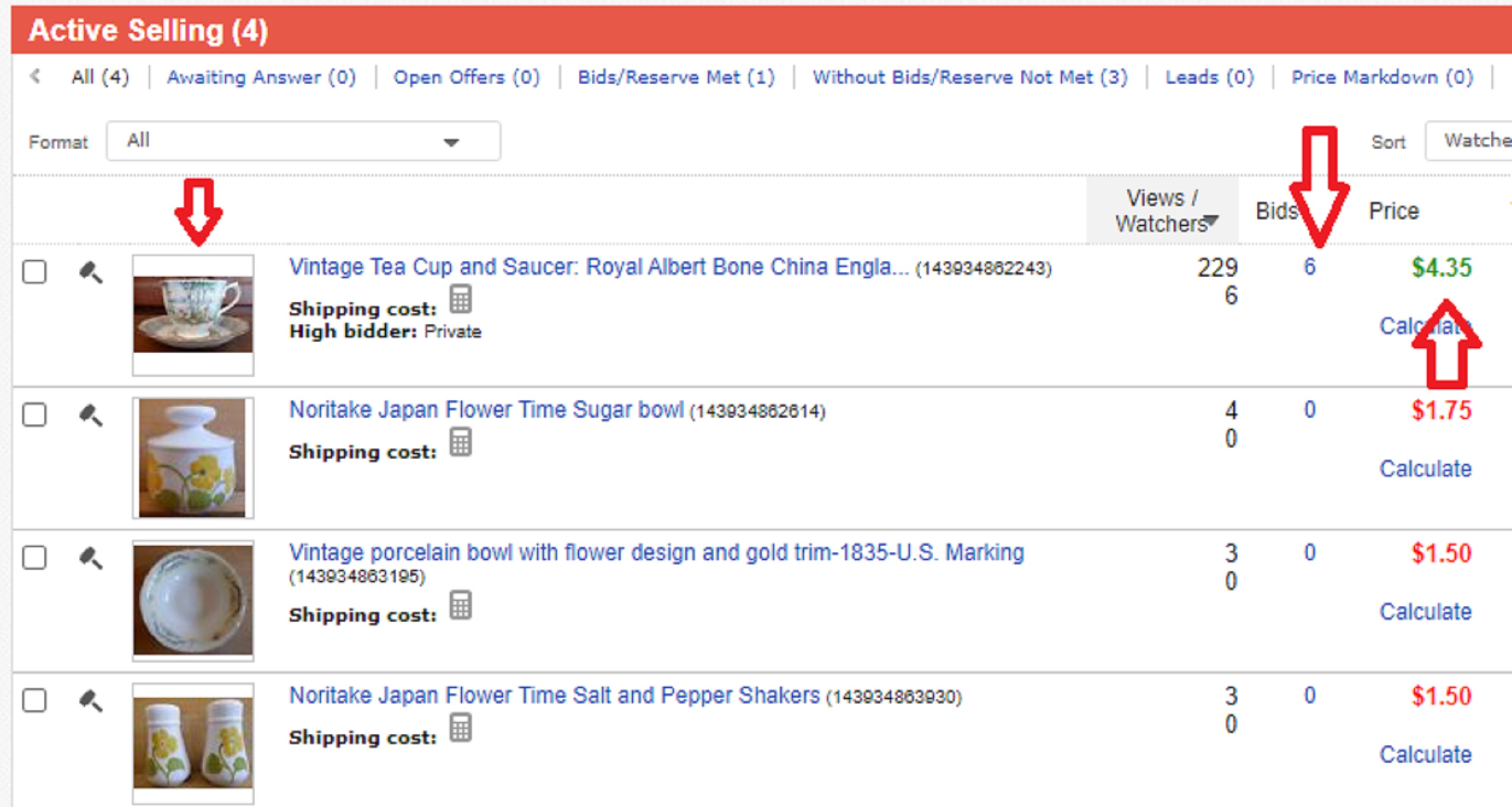 Screen cap of my eBay auction Screen cap of my eBay auction