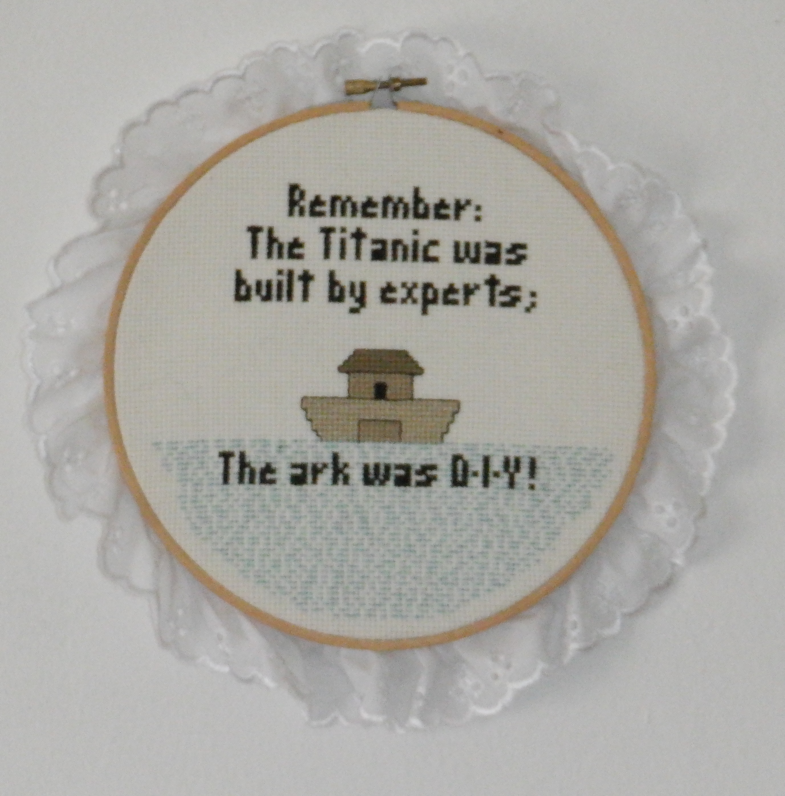 Photo I took of one of my cross stitches Photo I took of one of my cross stitches
