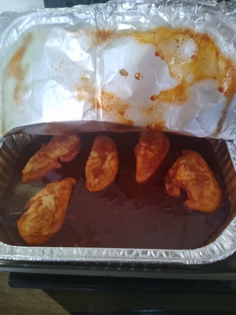 barbecue chicken. 02/24/21 Photo is mine. barbecue chicken. 02/24/21 Photo is mine.
