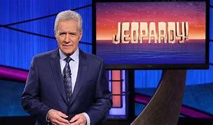 Former "Jeopardy" game show host the late Alex Trebek Former "Jeopardy" game show host the late Alex Trebek