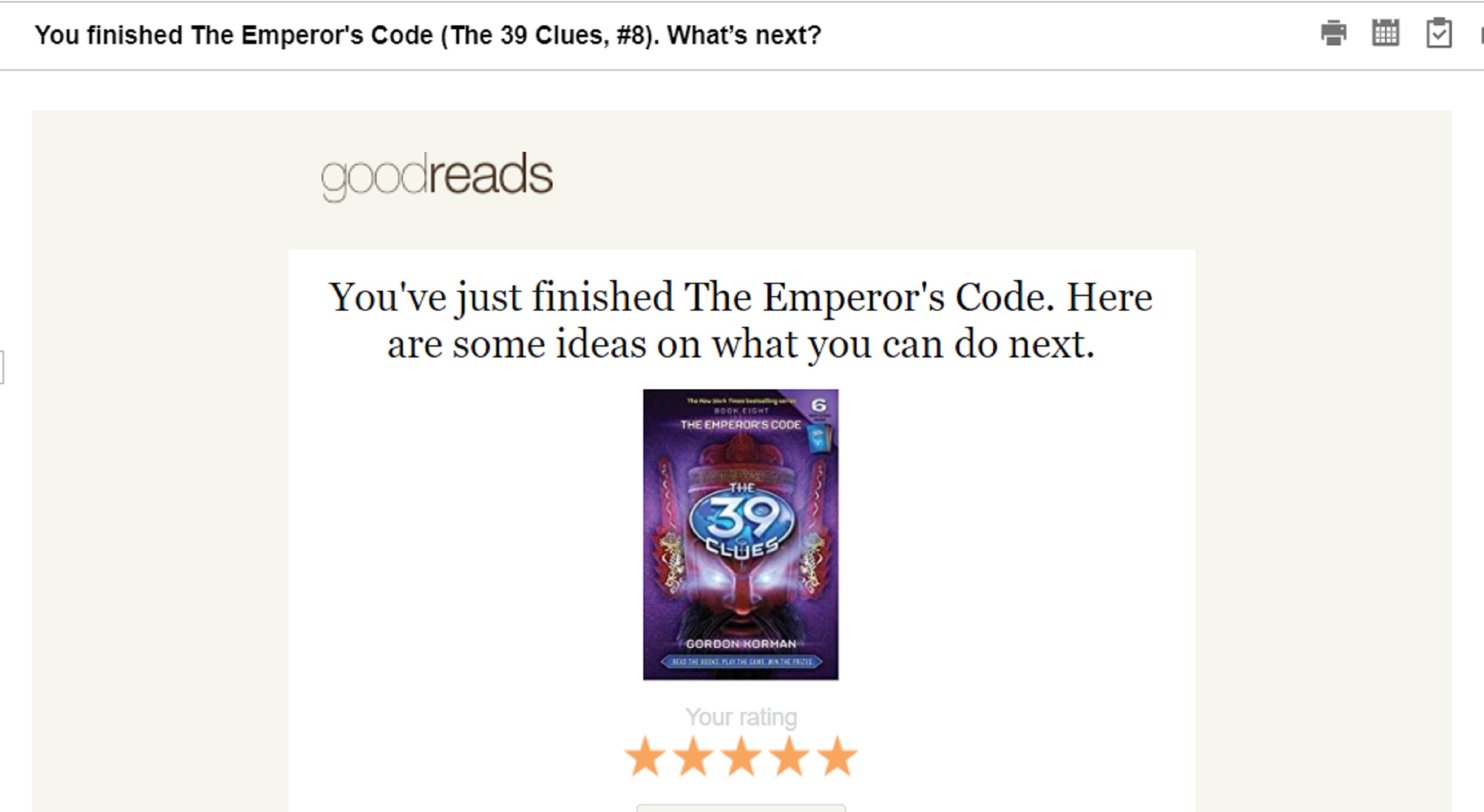 Screencap from GoodReads