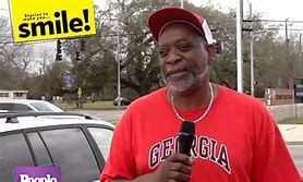 Citronelle High School janitor Samuel James happy that someone assisted him. Citronelle High School janitor Samuel James happy that someone assisted him.