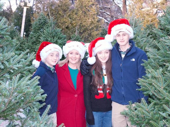 Jane Cunningham and her three children in Sudbury Massachusetts Jane Cunningham and her three children in Sudbury Massachusetts
