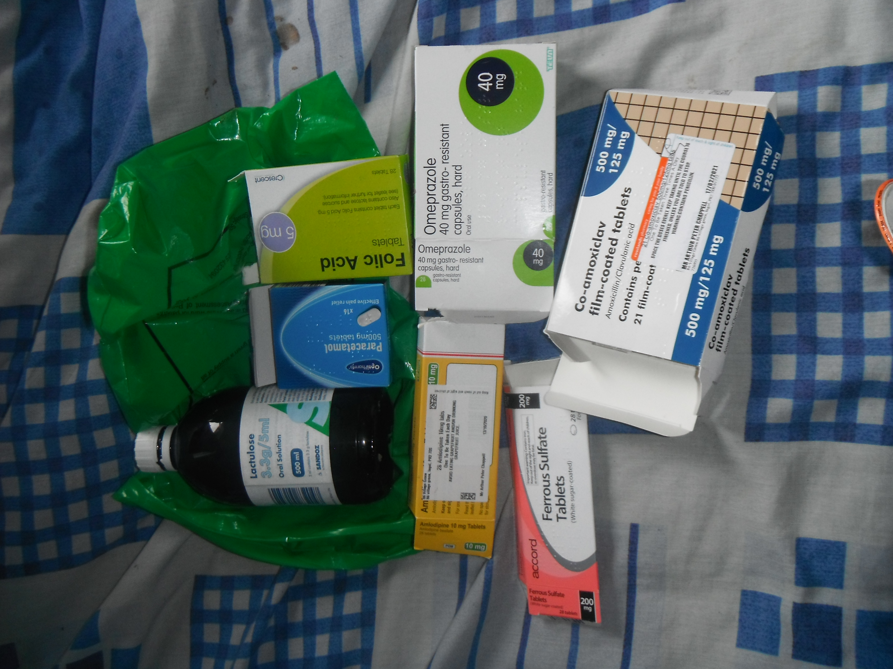 Photo taken by me - my current medications 