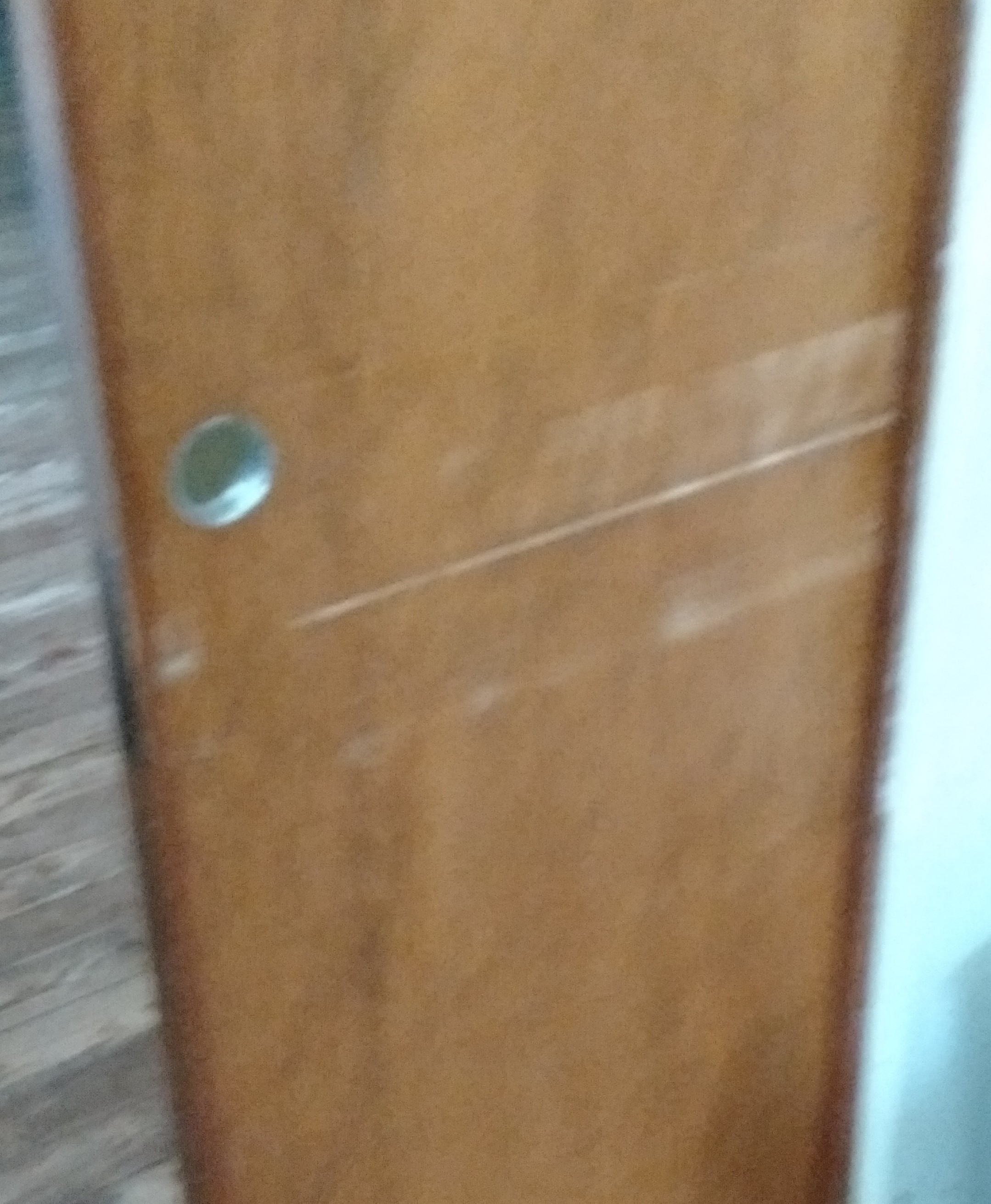 Pocket door into kitchen