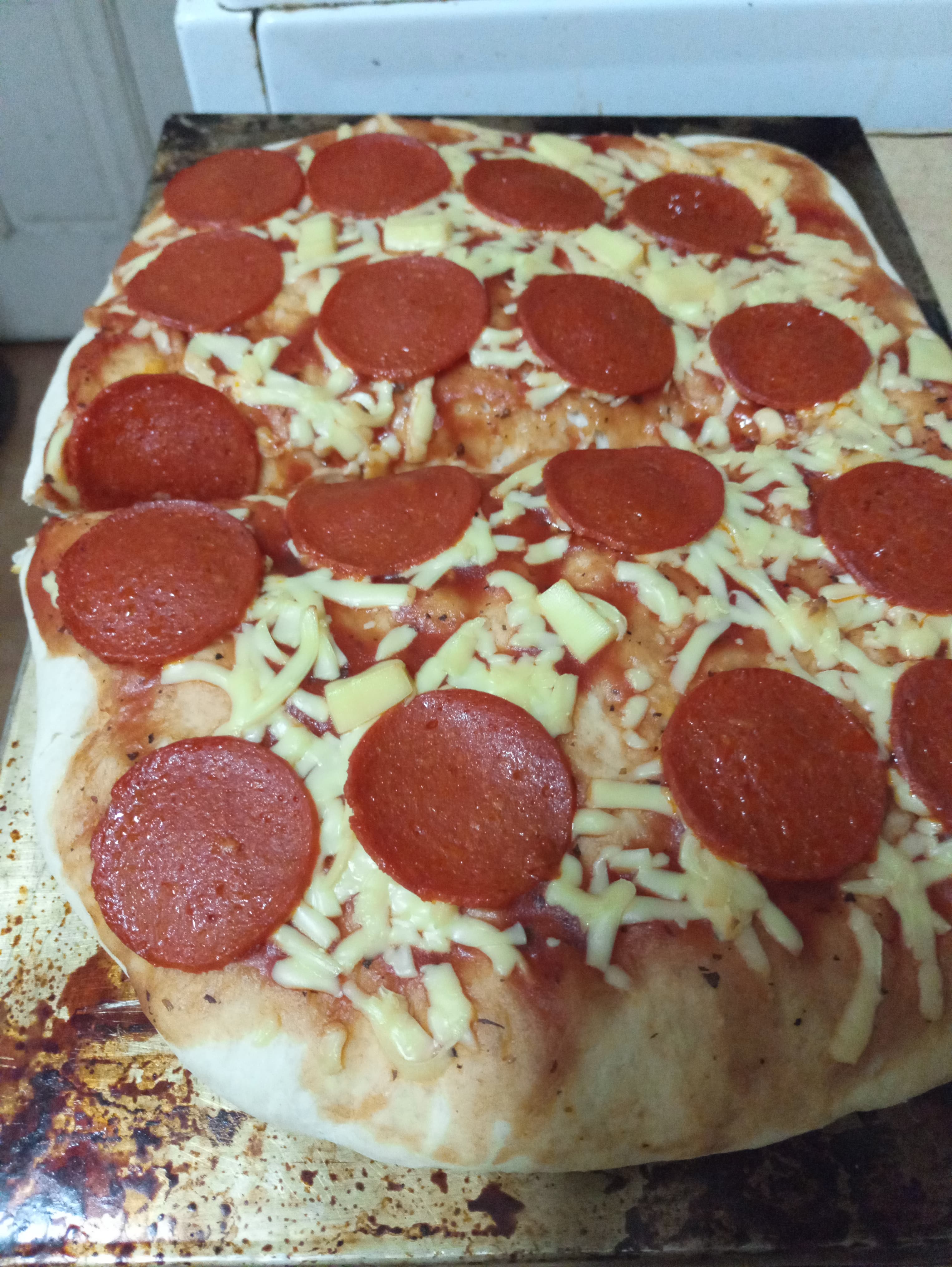 my homemade pizza