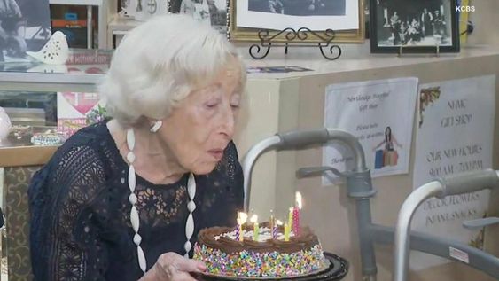 Marian Hakanson who turned 100 years of age recently in Northridge CA. Marian Hakanson who turned 100 years of age recently in Northridge CA.