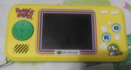 Photo Credit: I snapped a picture of my Bubble Bobble Pocket Player when it arrived. Photo Credit: I snapped a picture of my Bubble Bobble Pocket Player when it arrived.