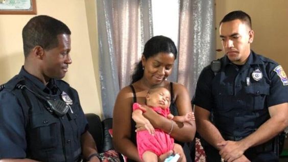 Brockton police officers Sonnal (Left) Risibele (C) and Officer Franklin (right) 