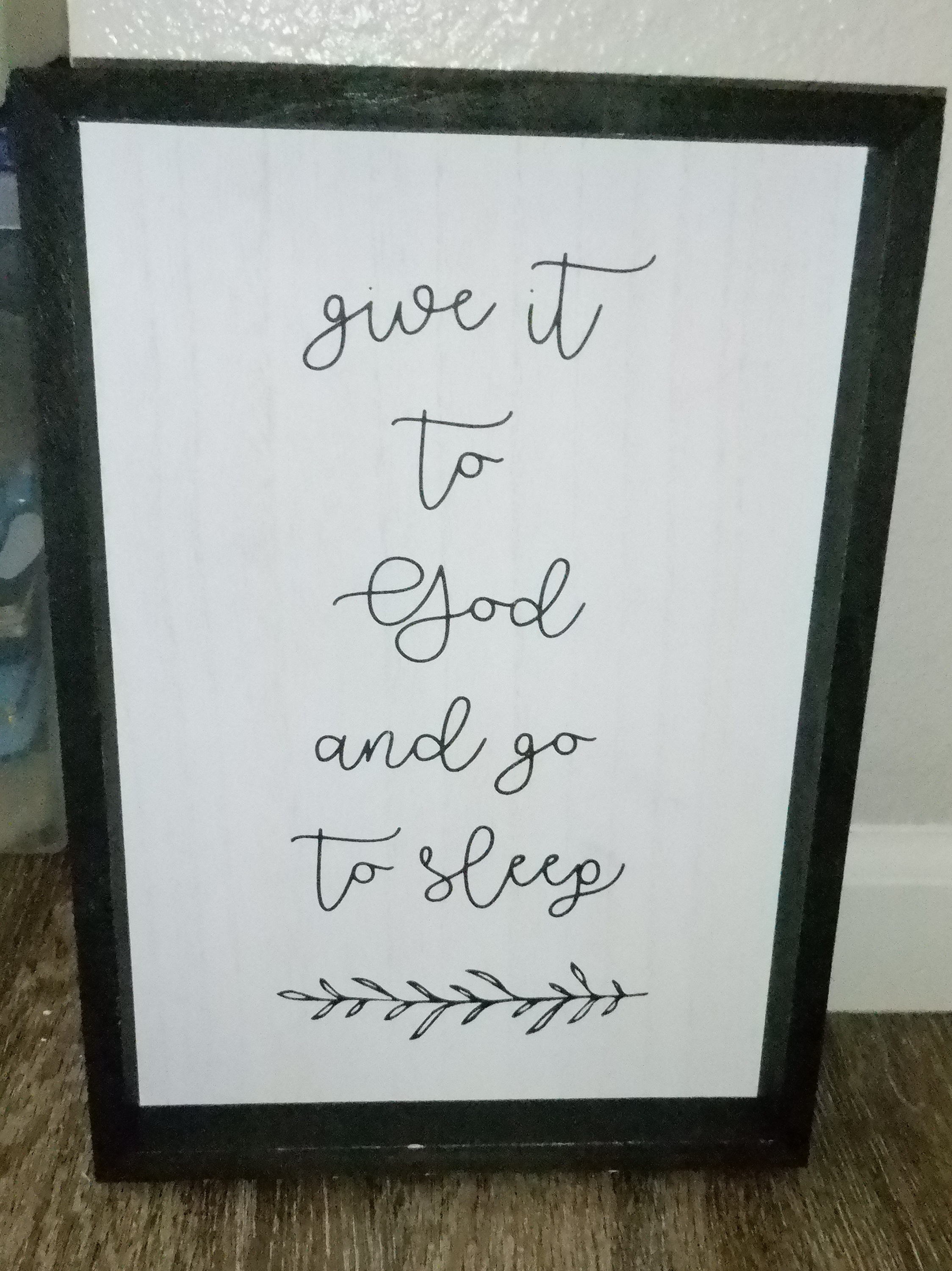 One of the things I bought today to decorate.