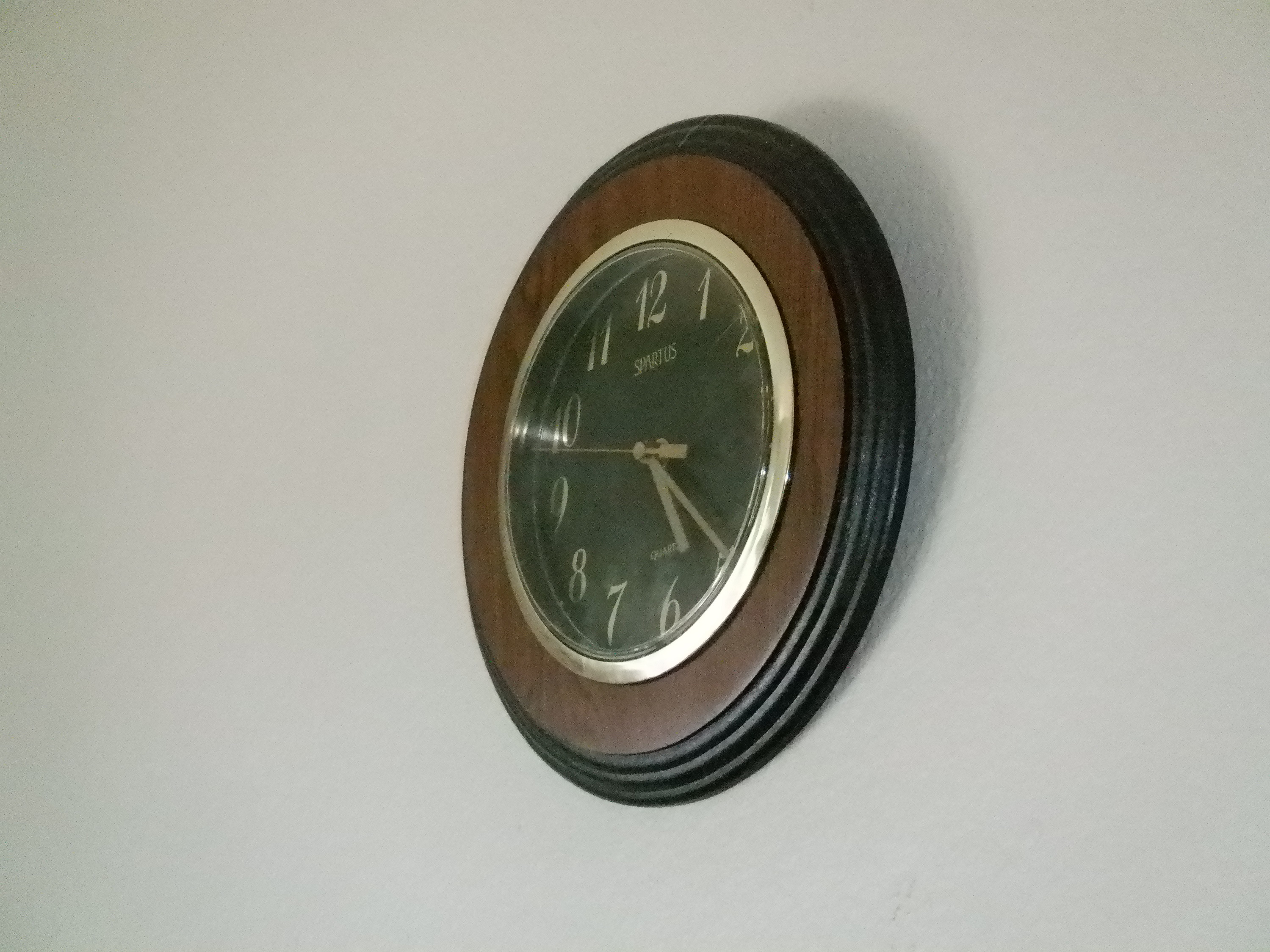 Photo I took of the clock on the wall in my apartment