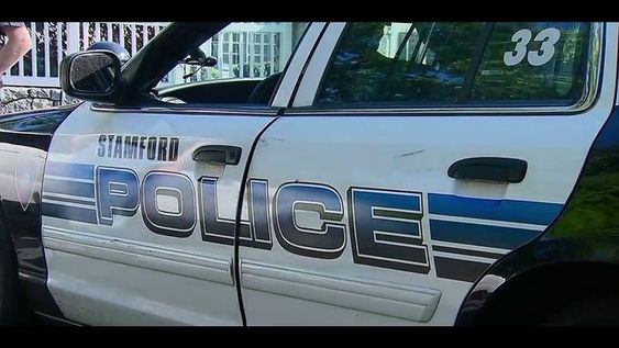 A police car in Stamford Connecticut A police car in Stamford Connecticut