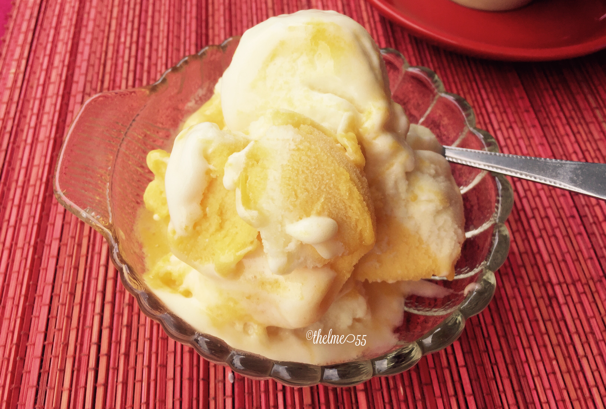 Mango sorbet Mango sorbet