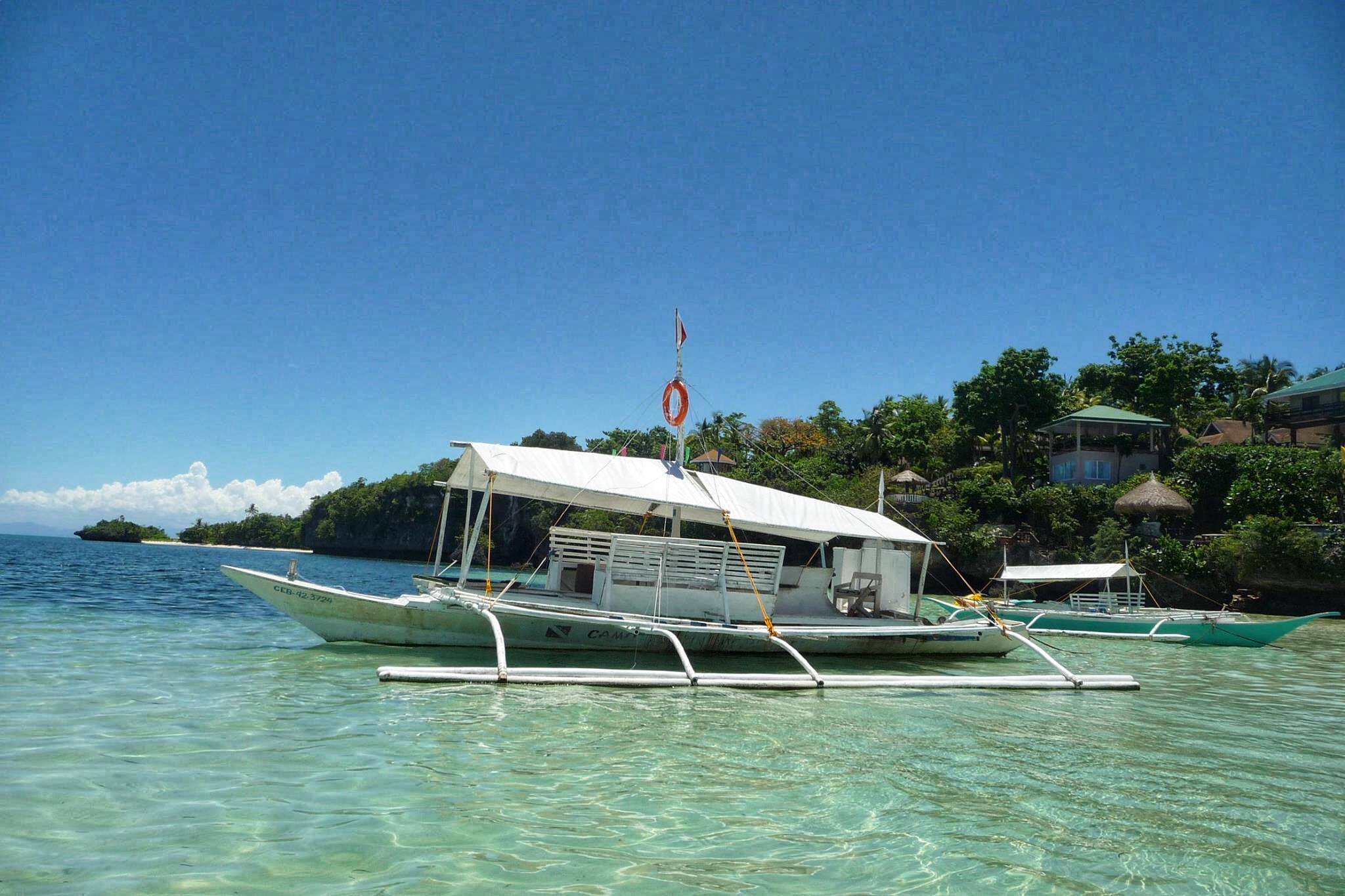 Cool crystal clear water at Santiago Beach Resort, Cebu Philippines