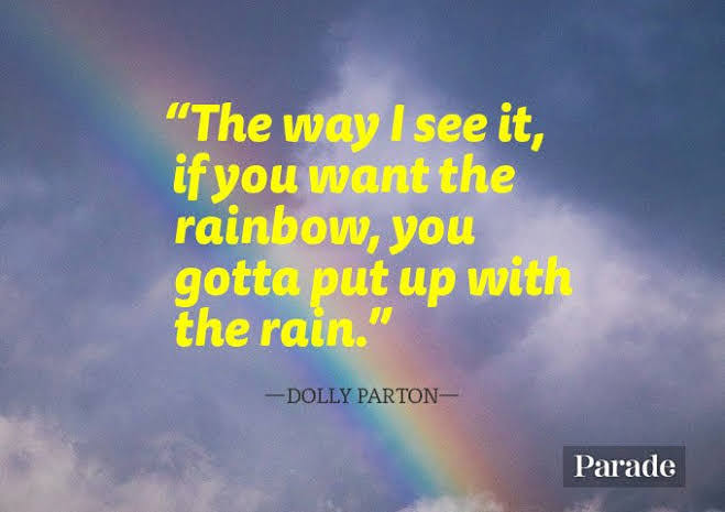 A rainbow after the rains A rainbow after the rains