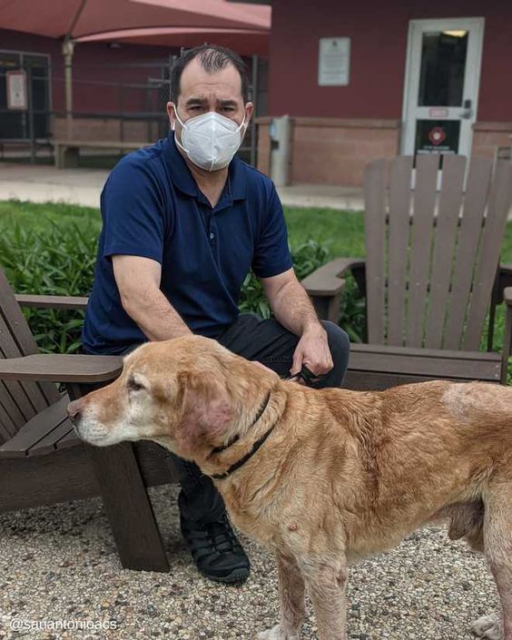 David Calderon and his best friend Samson back together after 11 years apart David Calderon and his best friend Samson back together after 11 years apart