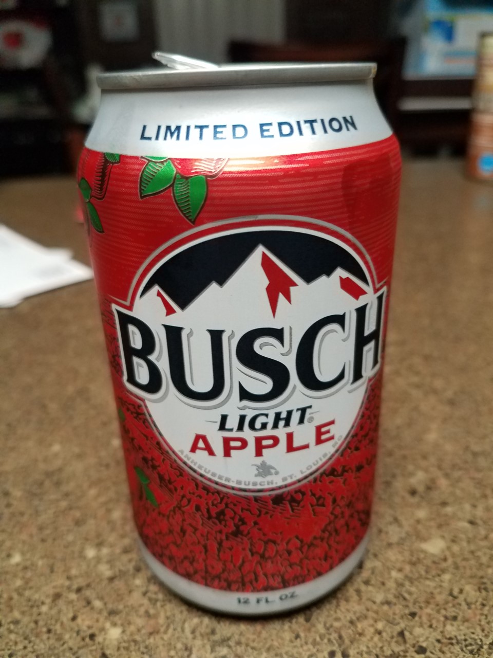 busch light apple koozie