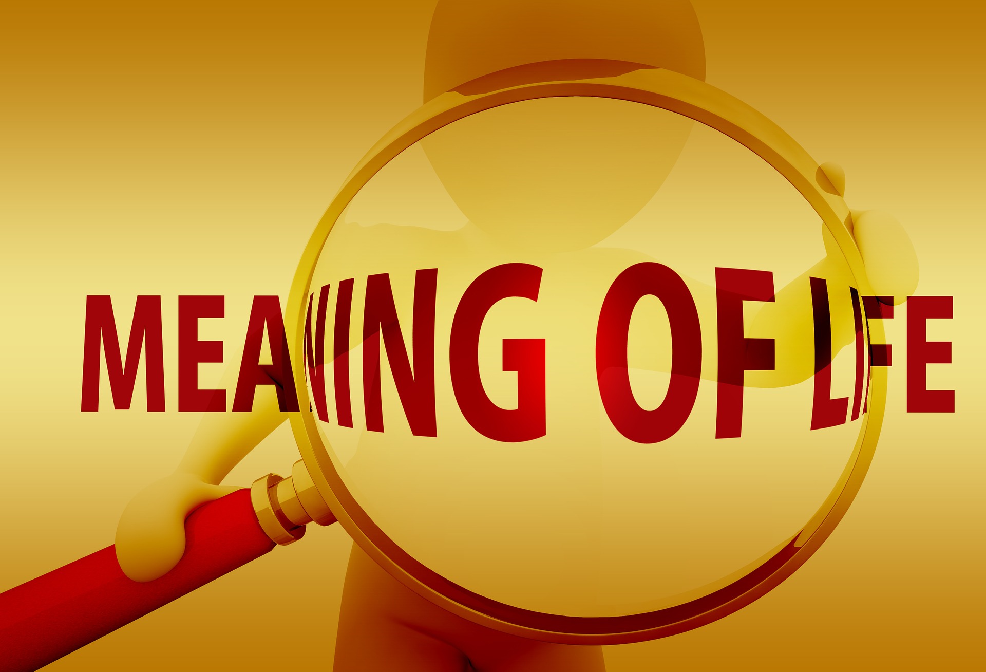The meaning of life can only be found from love The meaning of life can only be found from love