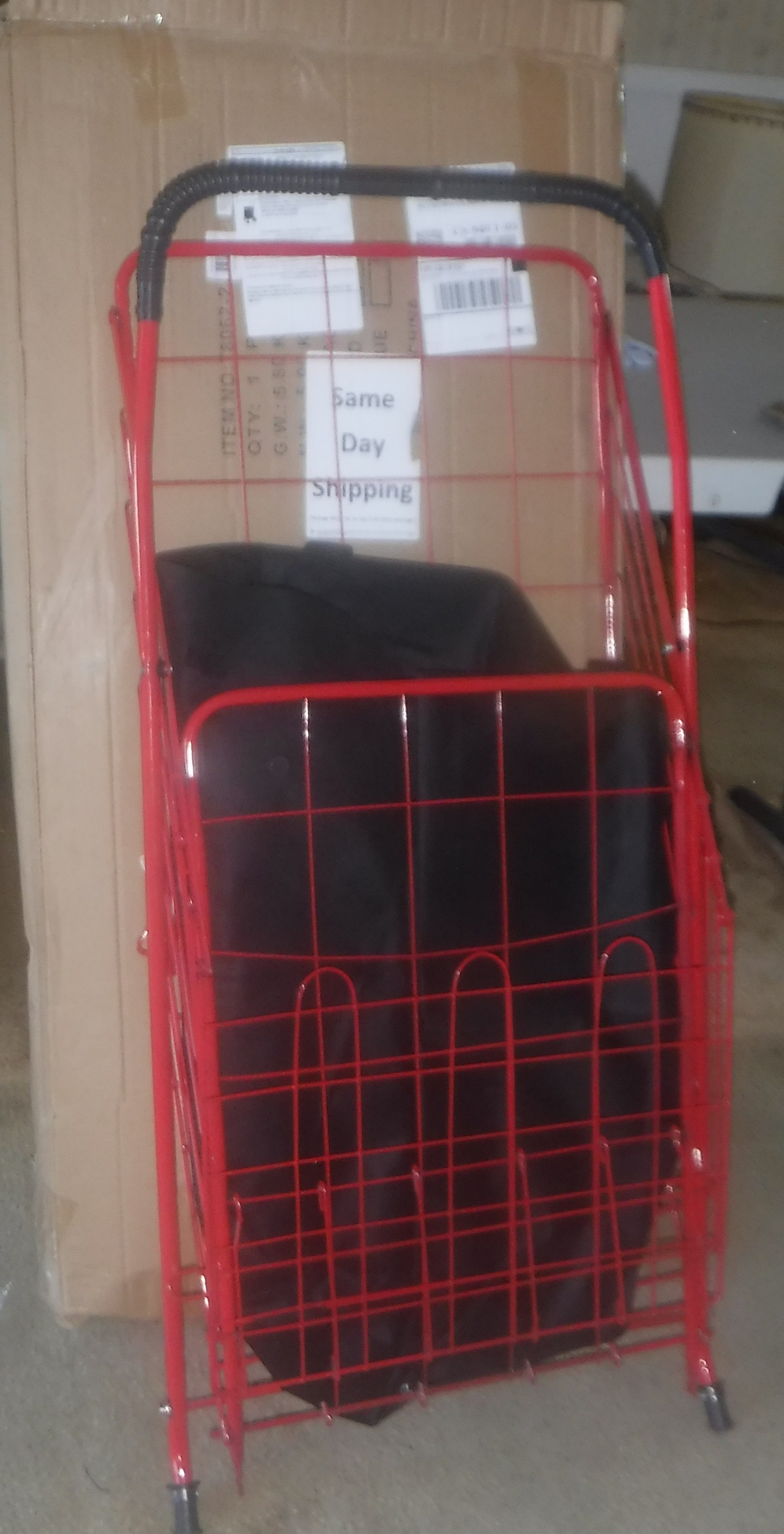 Photo of my personal grocery cart back when I bought it. Photo of my personal grocery cart back when I bought it.