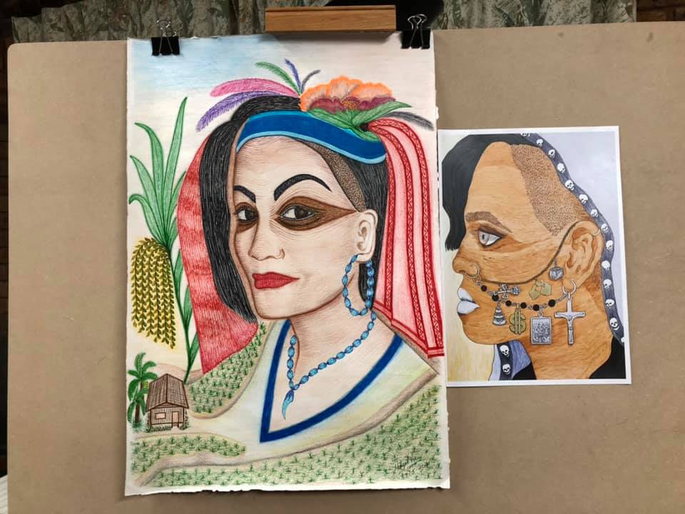 My first art project.. *The Ifugao Woman* My first art project.. *The Ifugao Woman*
