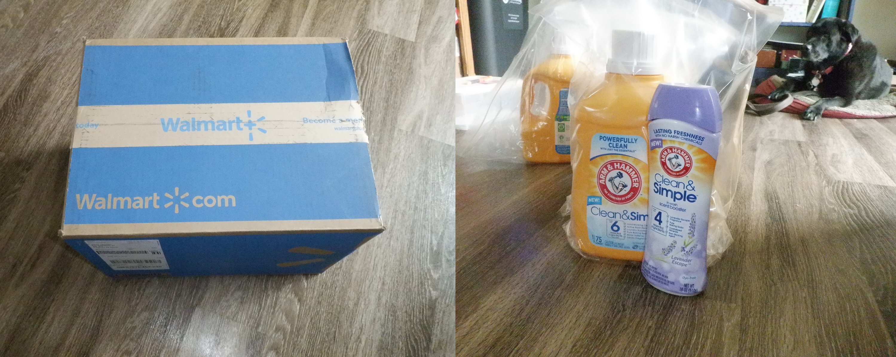Photos I took of Swagbucks/Walmart package unopened and afterward Photos I took of Swagbucks/Walmart package unopened and afterward