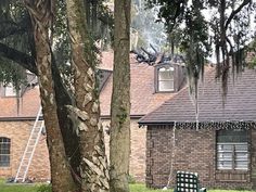 Fire damages a home in Tangerine Florida on Wednesday Fire damages a home in Tangerine Florida on Wednesday