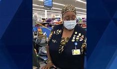 Wal Mart cashier Cheryll Watkins singing in Greensboro North Carolina Wal Mart cashier Cheryll Watkins singing in Greensboro North Carolina