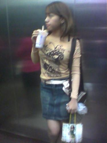 my friend - in lift
