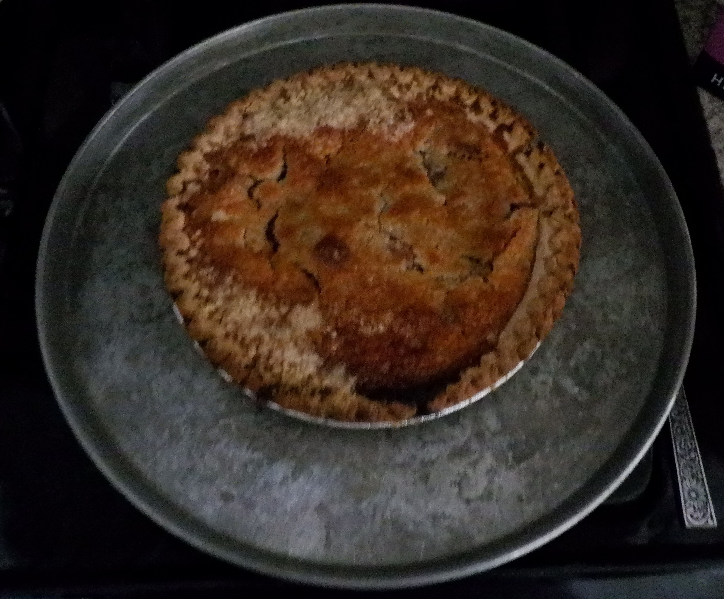 Pie on the stove Pie on the stove