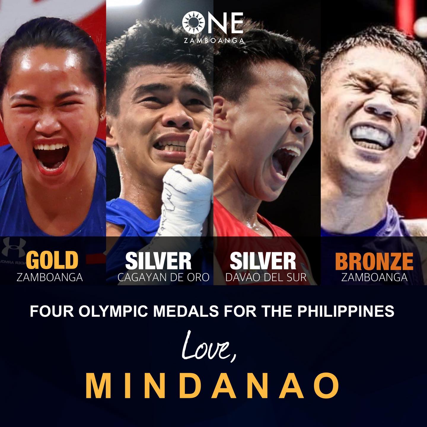 Photo of the Tokyo Olympics medalist in Philippines