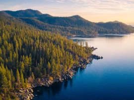 An image of Lake Tahoe in California An image of Lake Tahoe in California